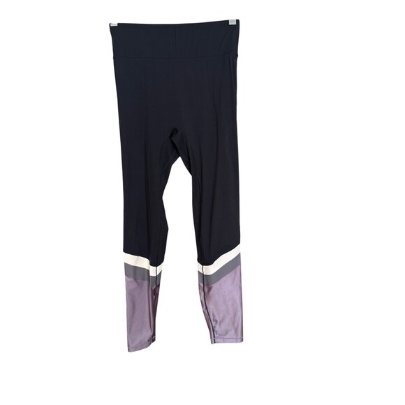 ALL ACCESS Pants - All Access Womens Leggings S Black & Orchid Colorblock
